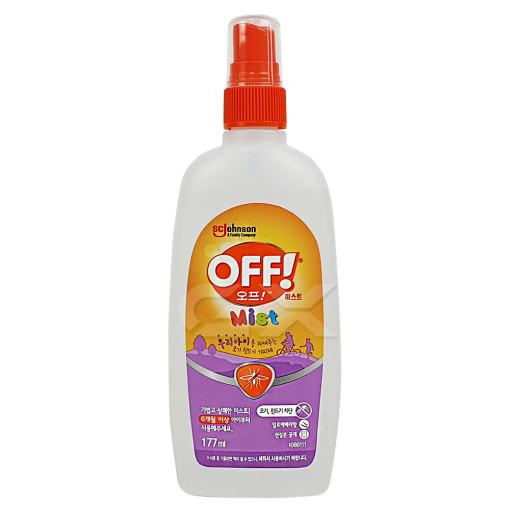 키즈 OFF 오프 미스트 모기기피제 진드기기피제 177ml 1개