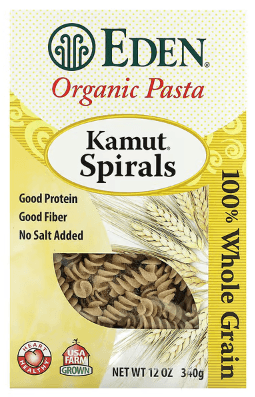 Eden Foods, 유기농 파스타, Kamut Spirals, 12 oz(340 g)