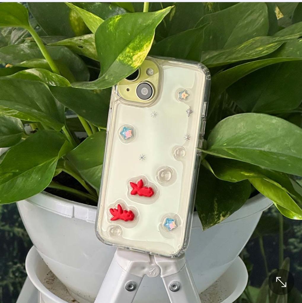 조용한 축제 레진 케이스 폰케이스 