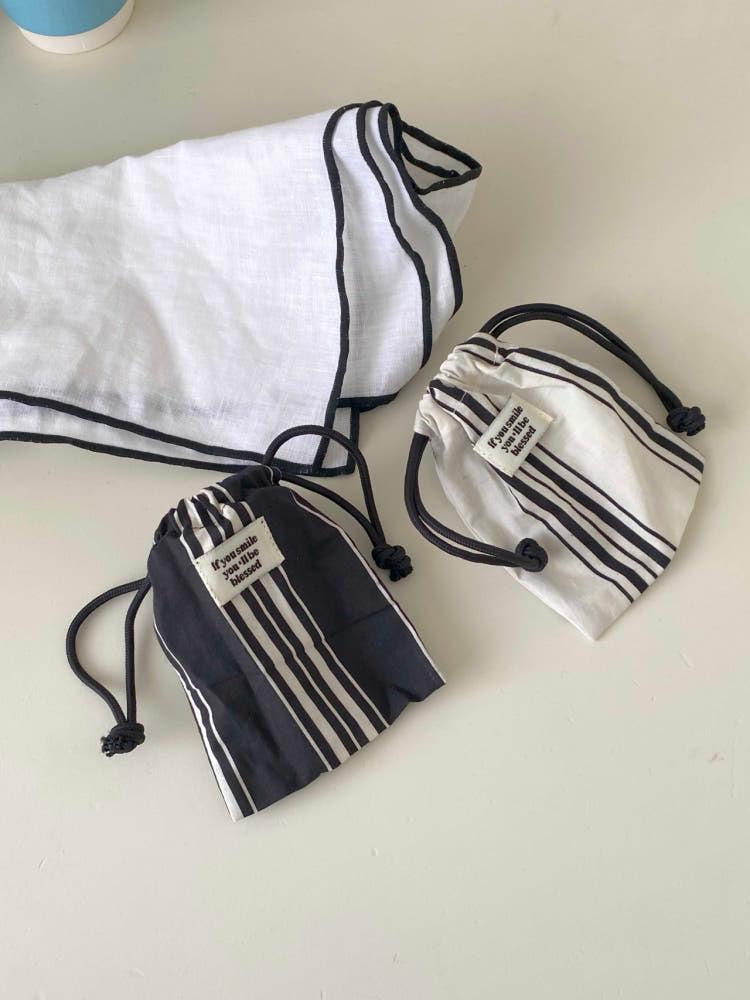 스트라이프 복조리 파우치