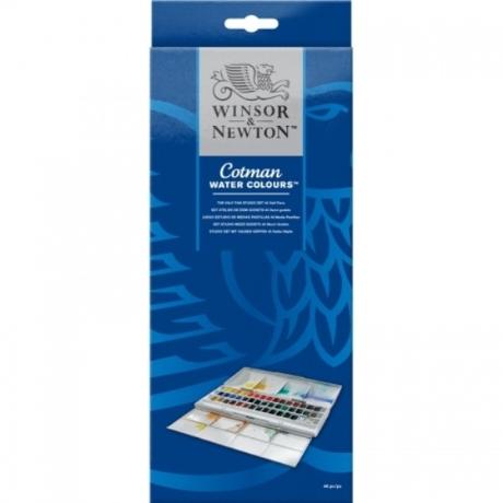 윈저앤뉴튼 코트만 고체물감 45색