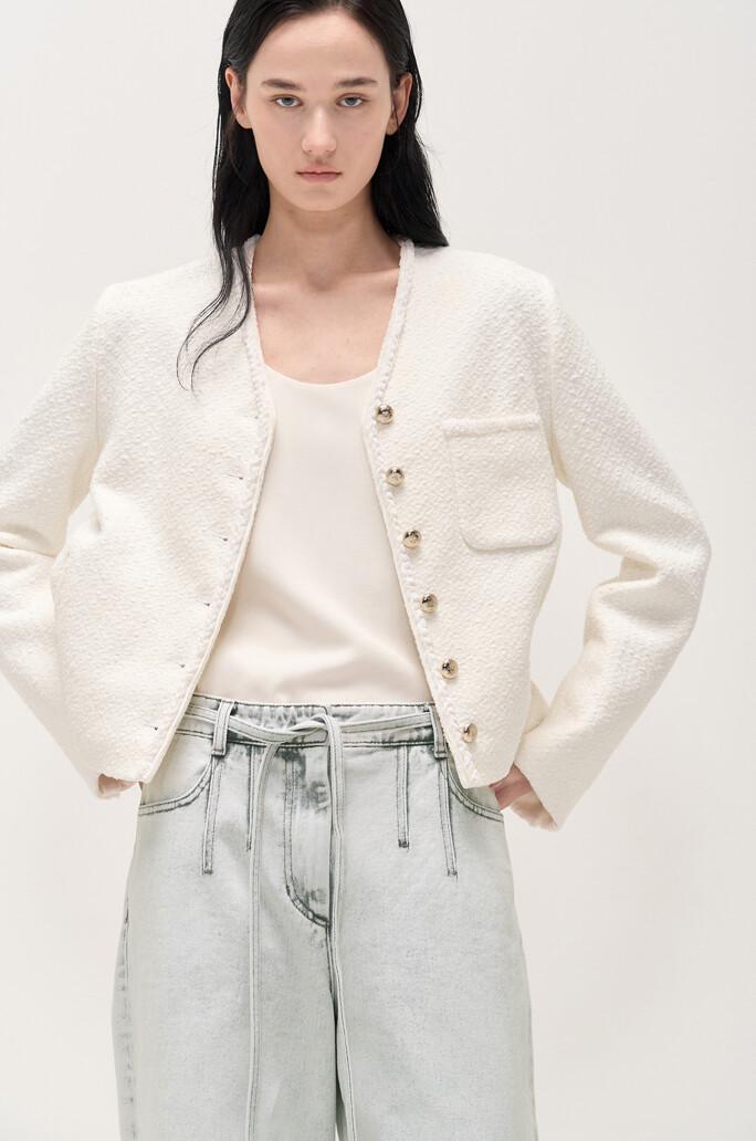 [TIME] Glitter Boucle Jacket