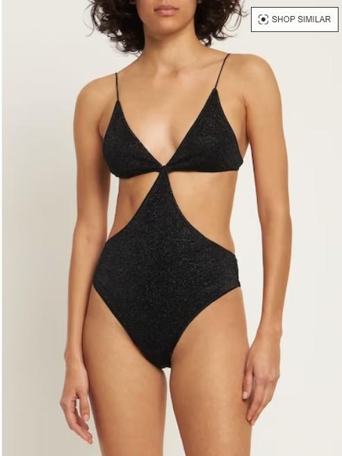 Lumière colorè cutout one piece swimsuit