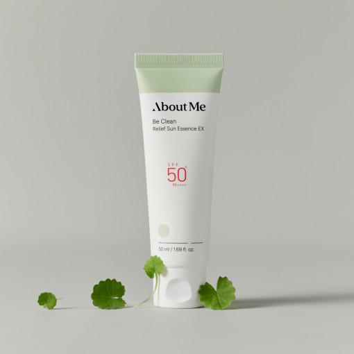 어바웃미 비 클린 릴리프 선 에센스 EX 50ml SPF50+ PA++++