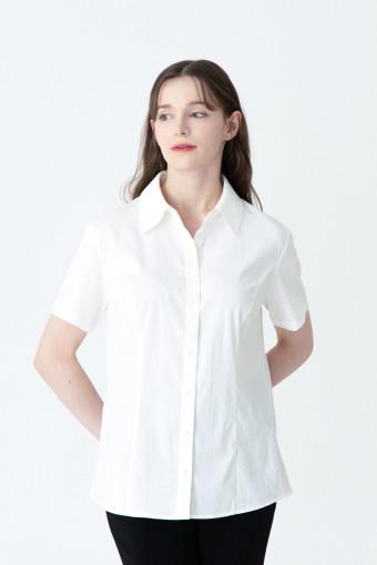 [MADE] 자체제작 솔루션 세미오버핏 셔츠 여름 ver 반팔셔츠 2color