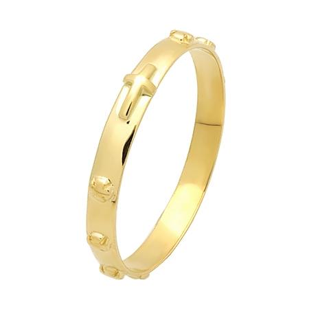 베이직 민십자가 묵주반지 1254번