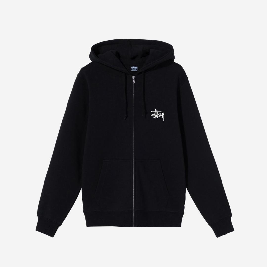 Stussy Basic Stussy Zip Hoodie Black 2021
