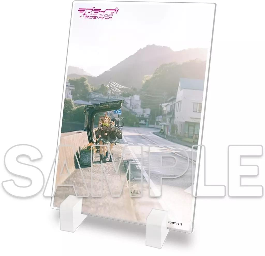 高海千歌＆松浦果南 ミニアクリルプレート Aqours 「ラブライブ!サンシャイン!!」