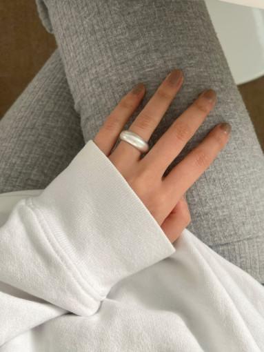 Matte bold ring (2color)