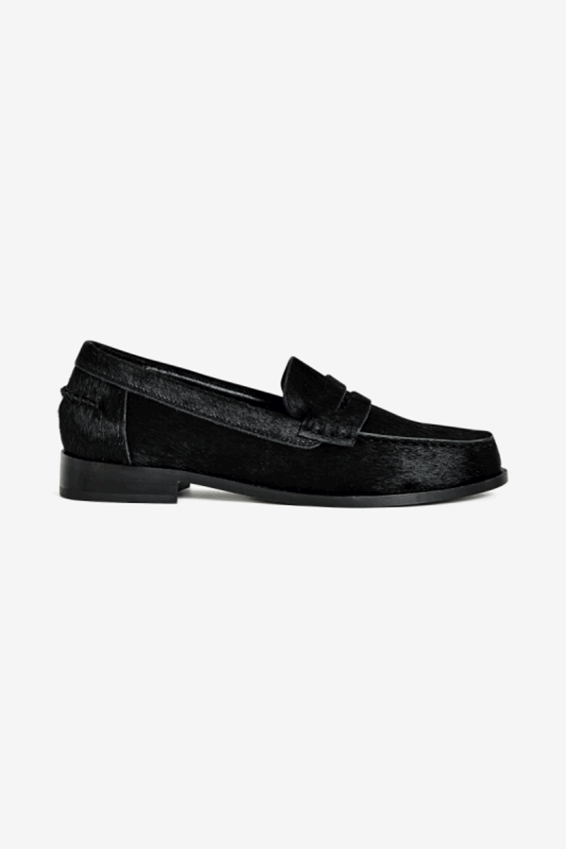 X Sojeanne Classic Penny Loafer (Calf hair)