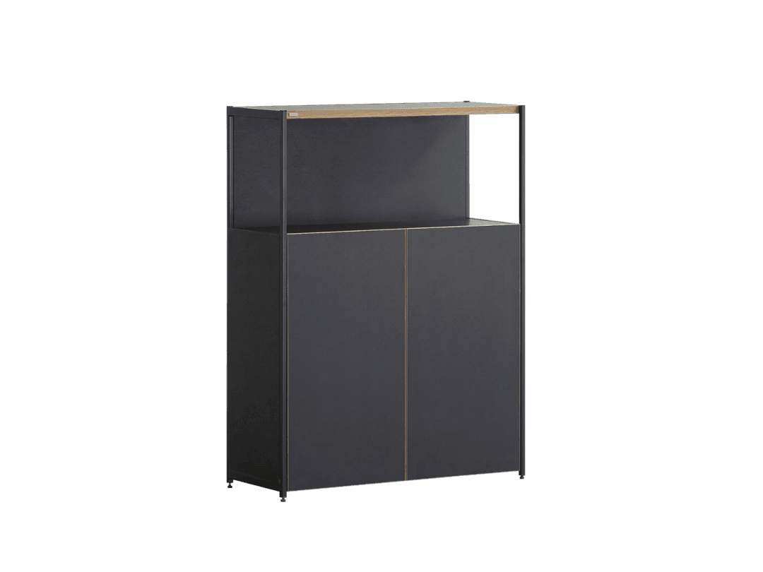 W800 3단 철제책장 (하부도어) DSAC083S