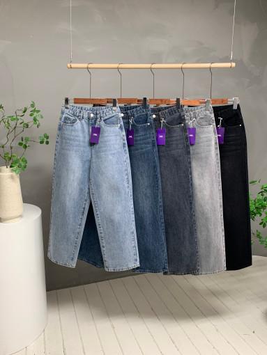 이런 상품 어때요? [봄신상] 카놉 와이드 청바지 3길이 S-2XL 스톤워싱 일자핏 데님팬츠 5컬러