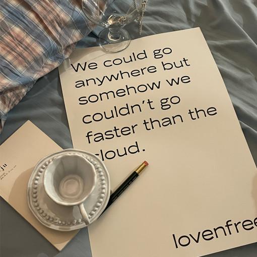 Love letter a3 poster 러브윌셋유프리 포스터