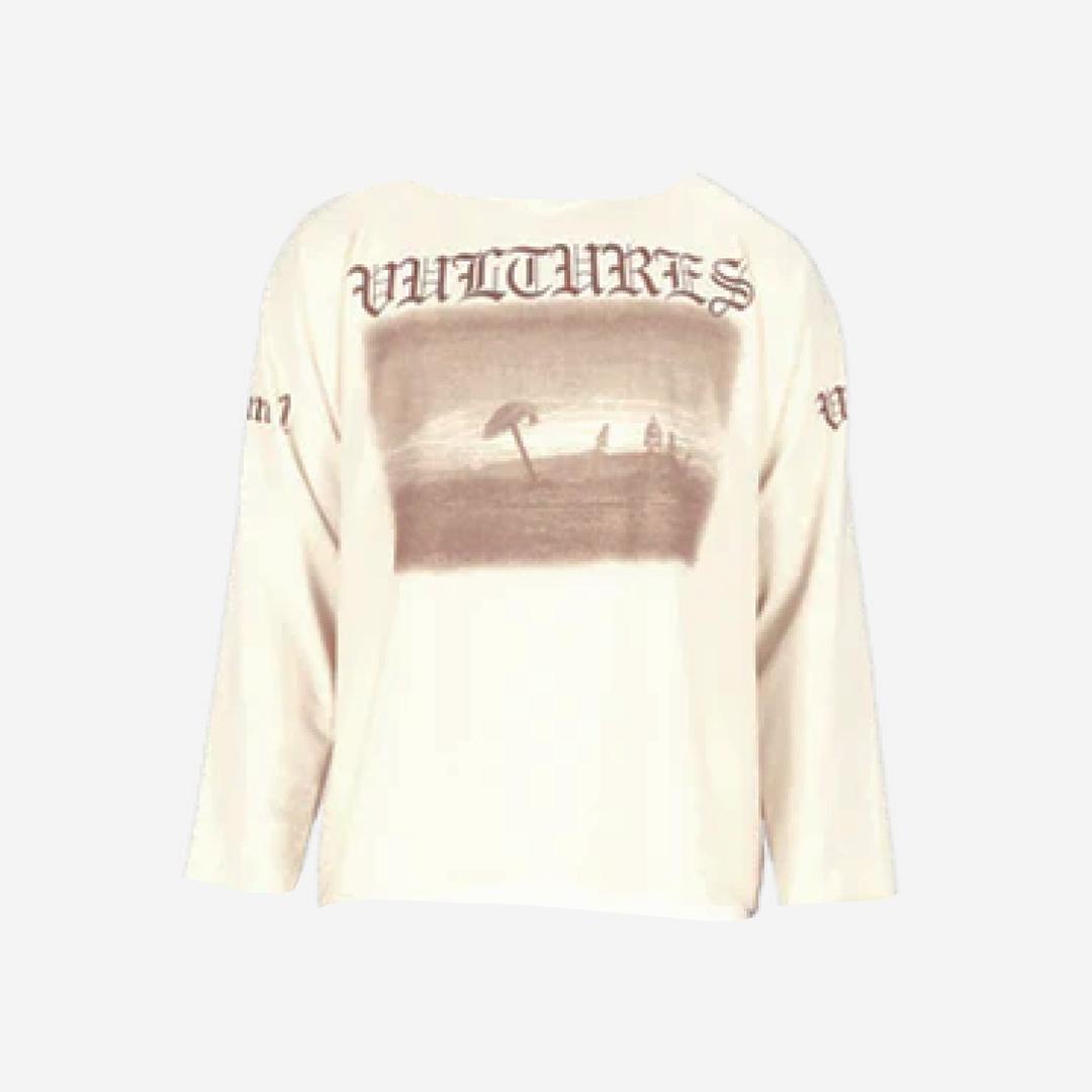 Yeezy Vultures Long T-Shirt White