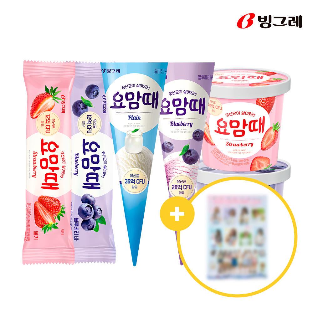 빙그레 요맘때 바 & 카톤 & 콘 & 컵 혼합구성 [원산지:상세설명에 표시]
