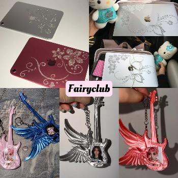 Fairyclub 노트북 스티커&천사 날개 키링 판매 | WitchForm - 우리끼리 사고파는 창작마켓