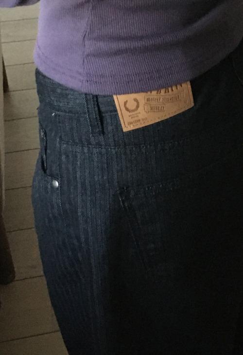 Herringbone non-fade pants