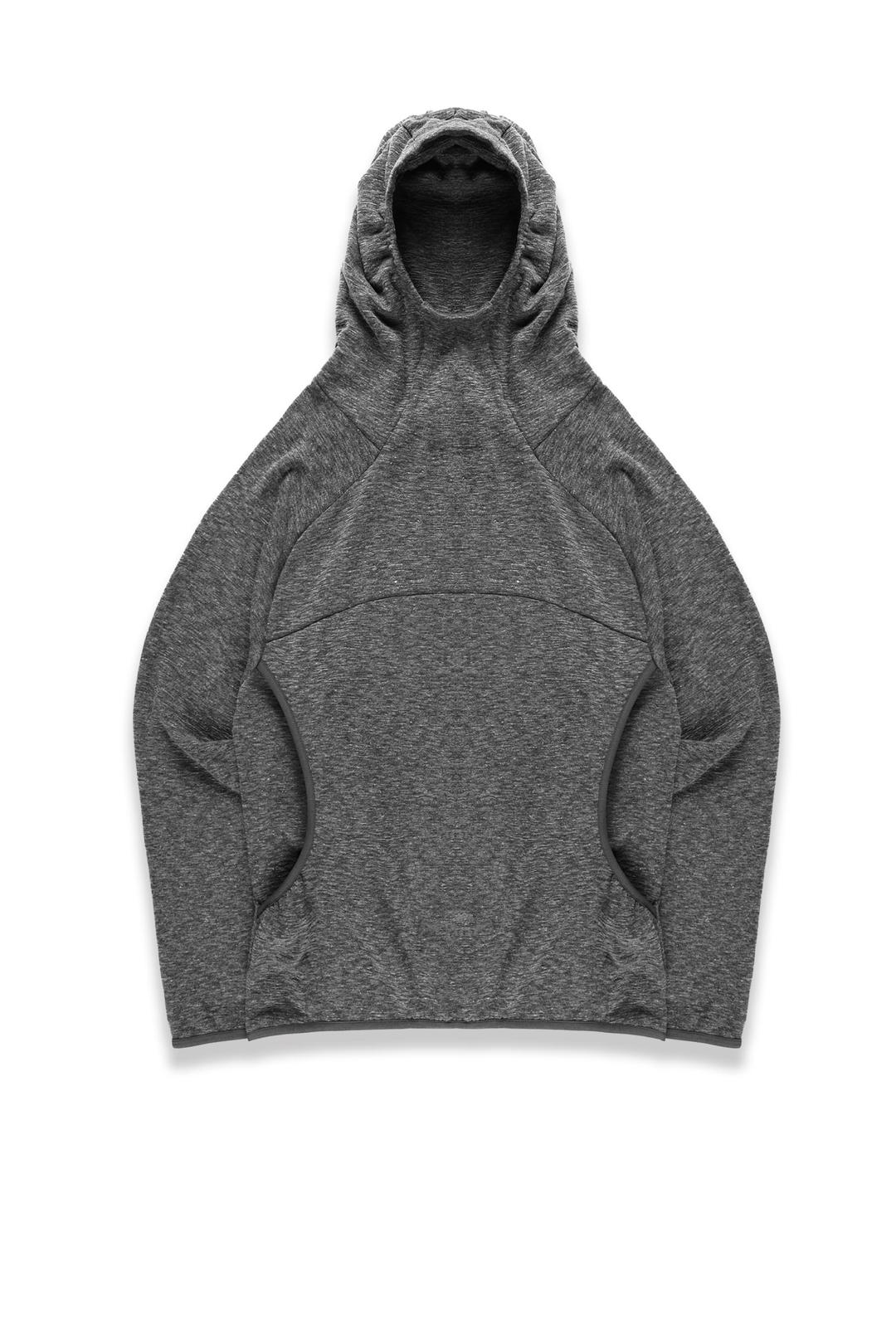 SHIRRED HOOD / GREY