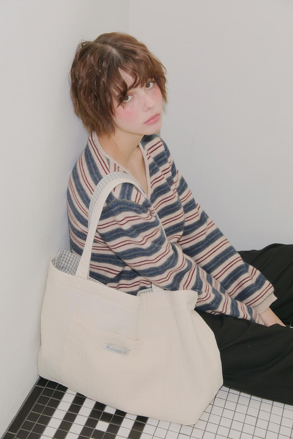 Tomato Stripe Cardigan - Stripe