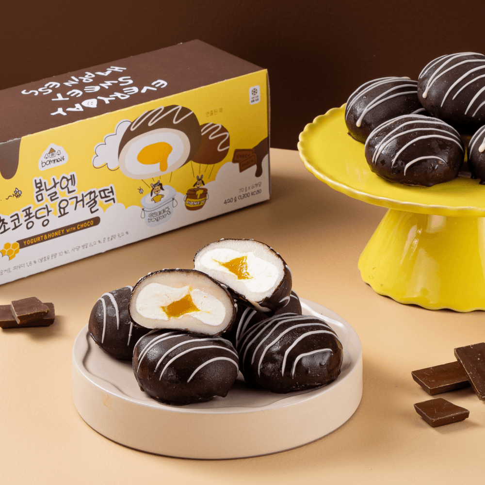 봄날엔 초코퐁당 요거꿀떡 (70 g x 6개입, 총 420 g)