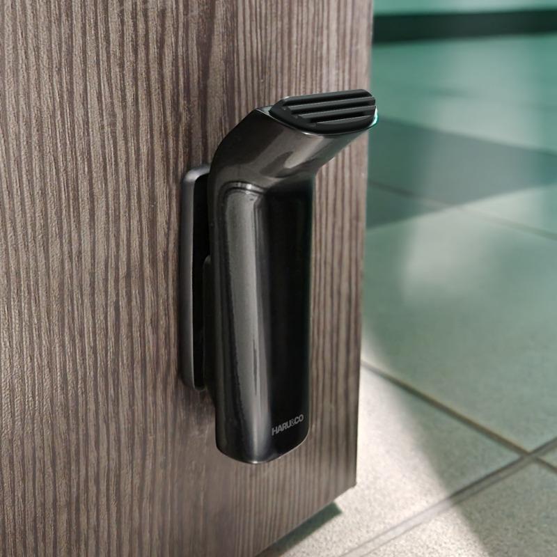 하루앤코 예쁜 말발굽 무타공 자석 반자동 오토폴딩 도어스토퍼 현관 말굽 현관문 방문 고정