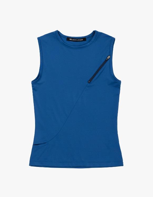 Zipper Point Sleeveless - Blue