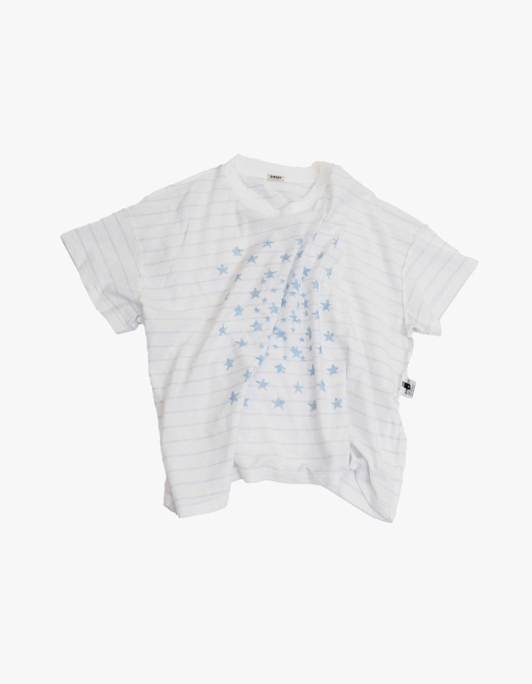 Star Stripe Top - White