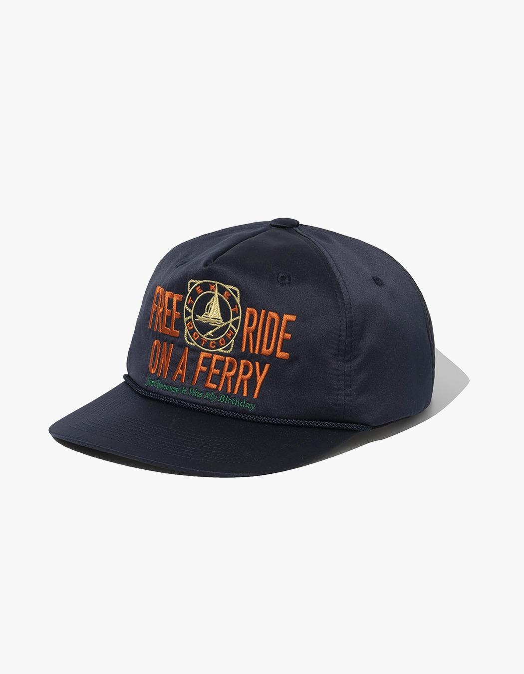 Plan14 Ferry Satin Cap - Navy
