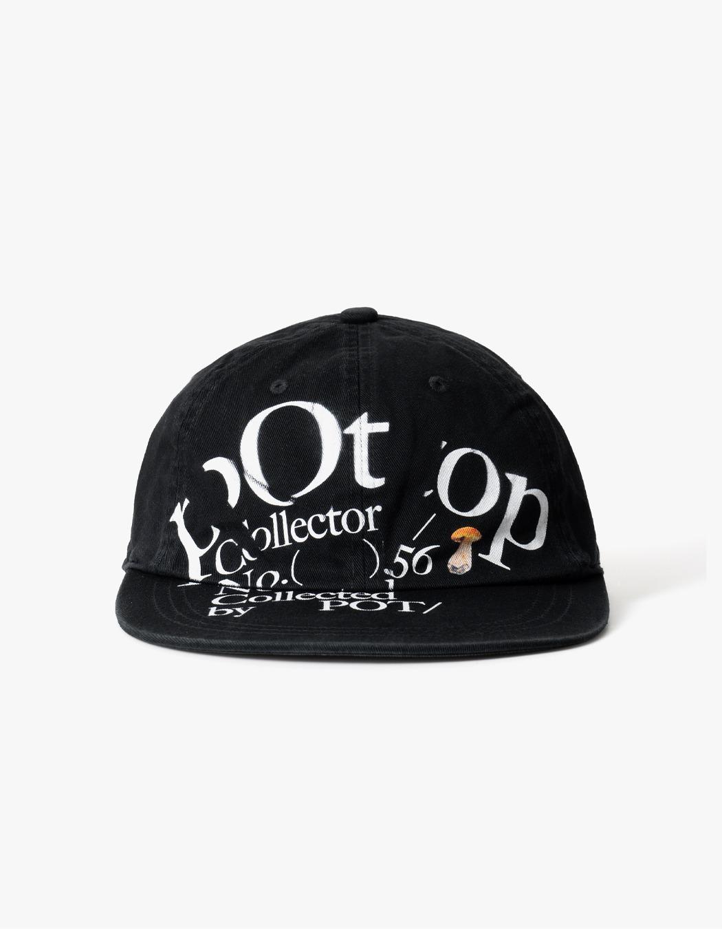 Mushroom Lettering Longville - Black