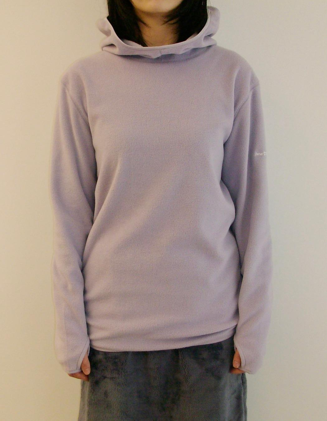 25-004 Micro Polar Fleece Hoodie - Lavender