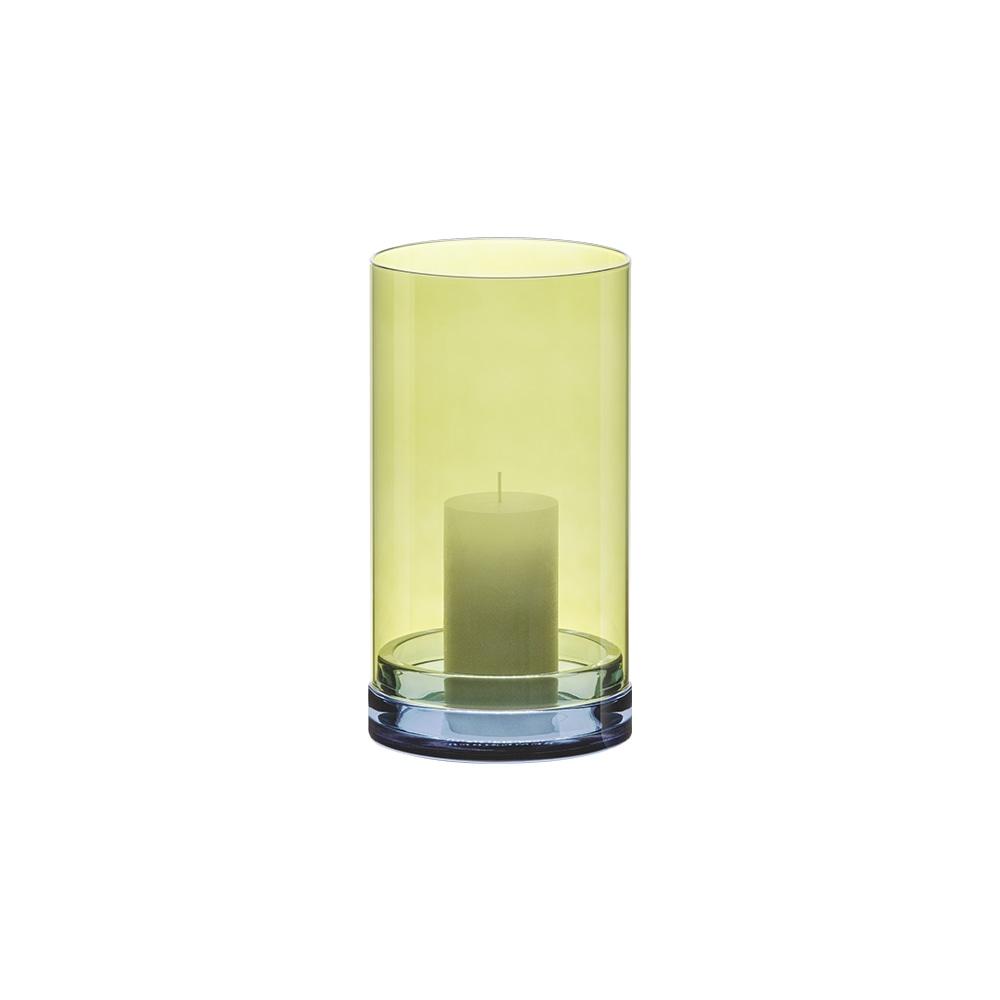 유리 랜턴 루시우스 L 라임/Glass lantern Lucius lime Large