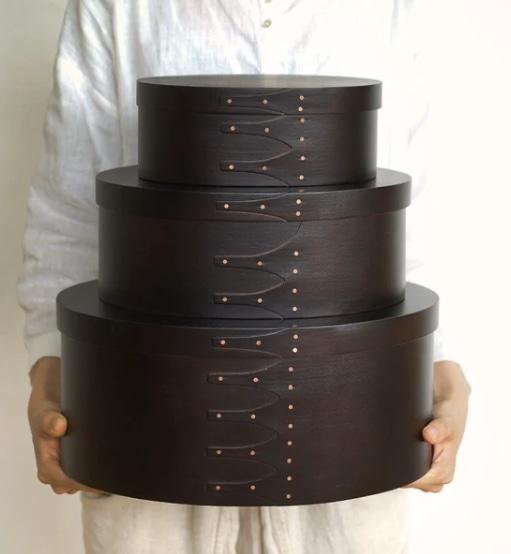 셰이커박스 타원형 블랙 4 Size