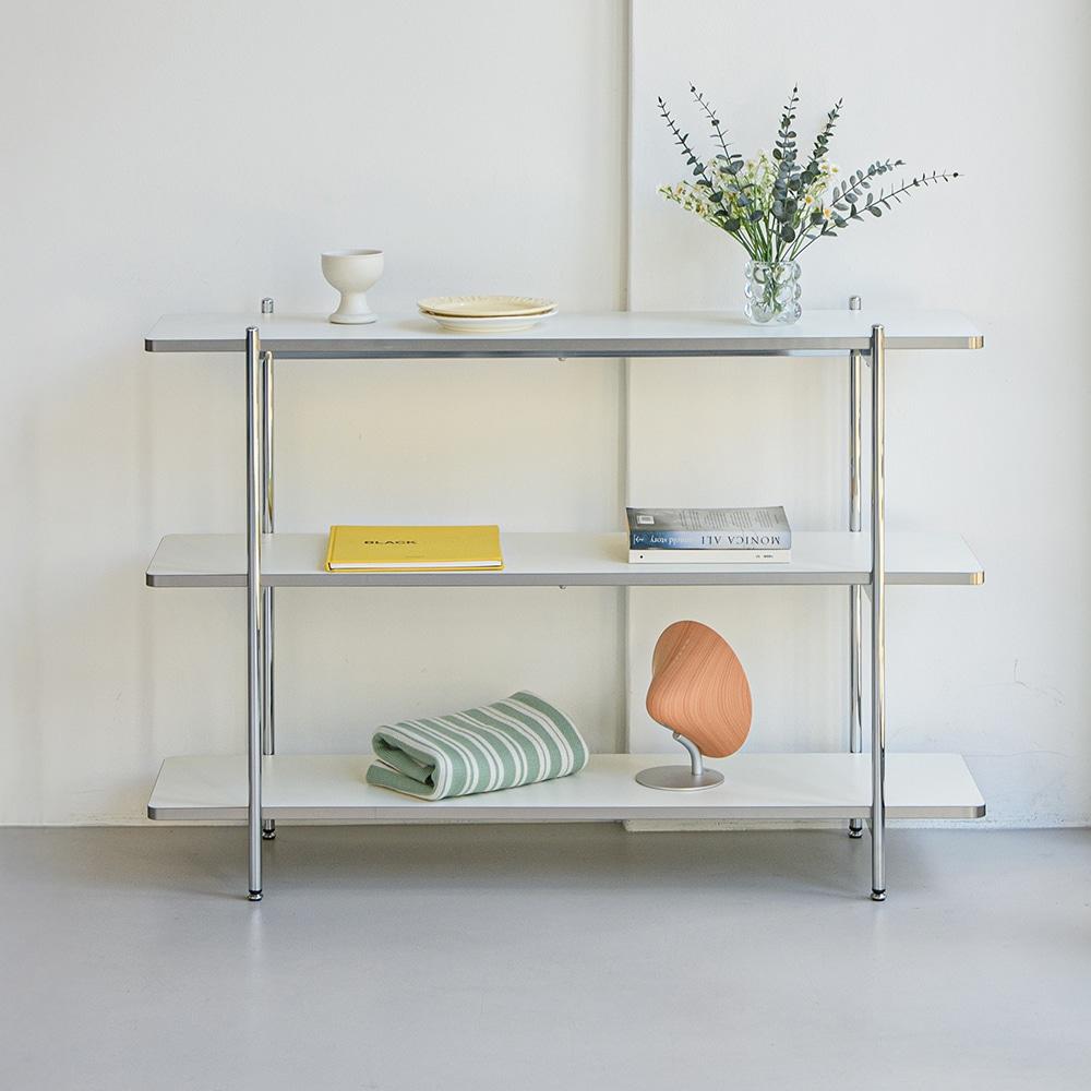 고트 사각 3단 선반 1200