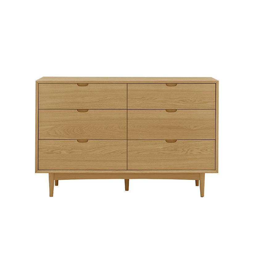 루카 와이드서랍장_내추럴