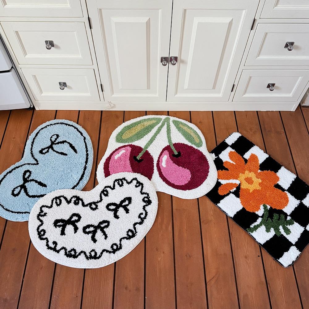 터프팅 미끄럼방지 발매트 4type