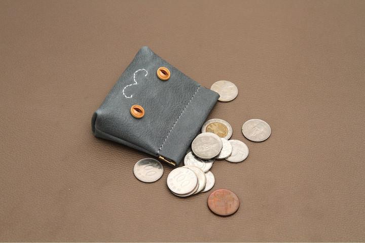 [특별할인] 회색 고양이 동전지갑