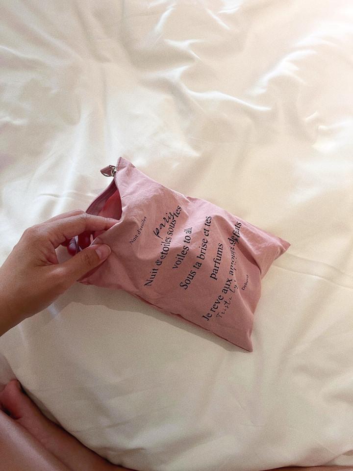 82℃ 화장품 지퍼 파우치 (5color)