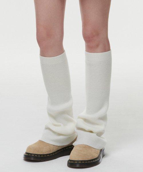 우먼즈 니트 레그 워머 [아이보리]