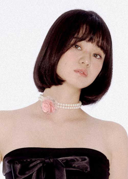 FLOWER PEARL CHOCKER PINK