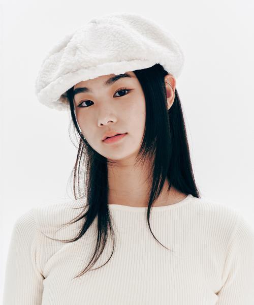 SHEARING HUNTING CAP WHITE