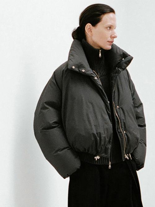 Puffer Down Jumper_Charcoal