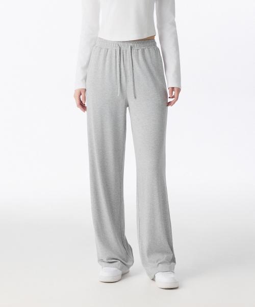 우먼즈 저지 와이드 라운지 팬츠 [미디엄 그레이]