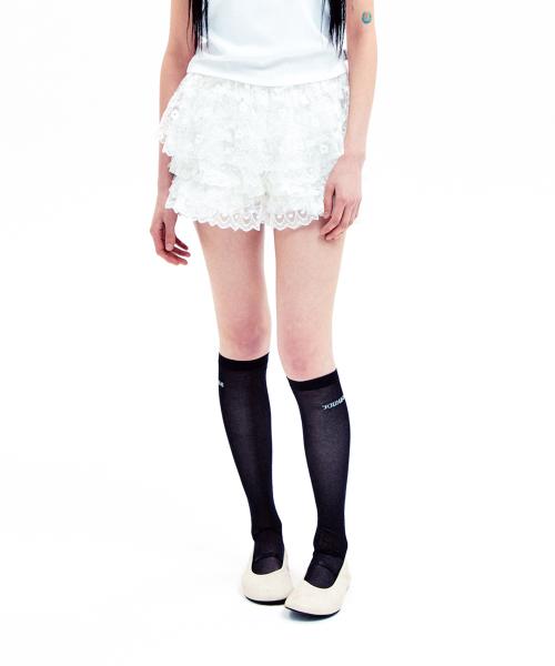 YOUHEE SEETHROUGH SOCKS BLACK