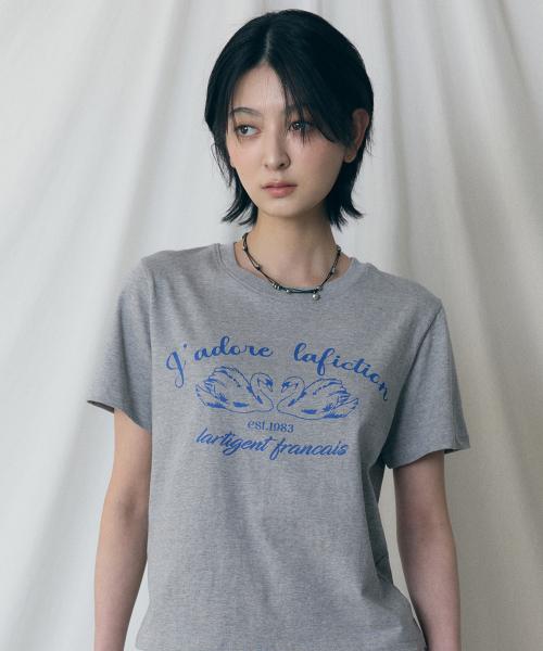 L17 SWAN T-SHIRT(GRAY)