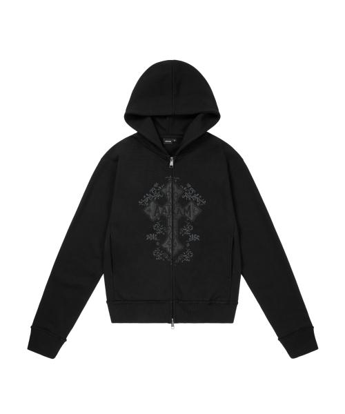 AKM CROS2 Zip-Up Hoodie (Black)