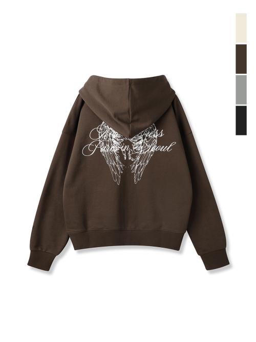 Angel Wing Hoody Zip-up_4Colors