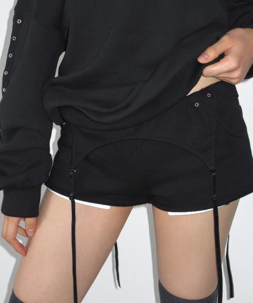Layered Shorts / Black