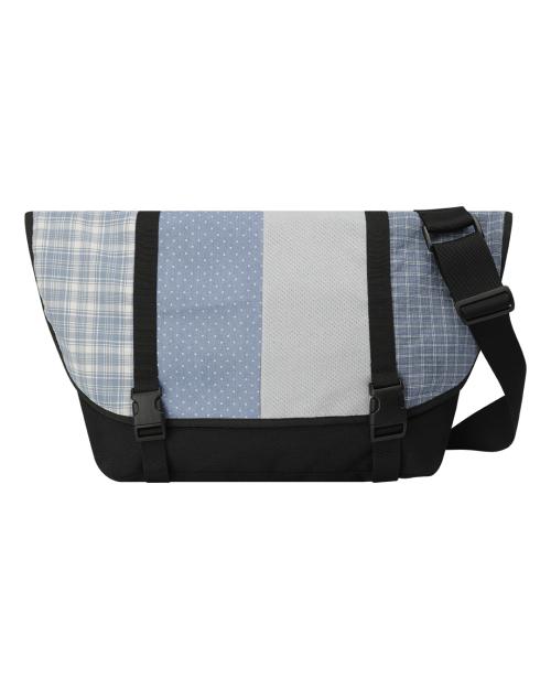 PATCHWORK MESSENGER BAG (BLACK)