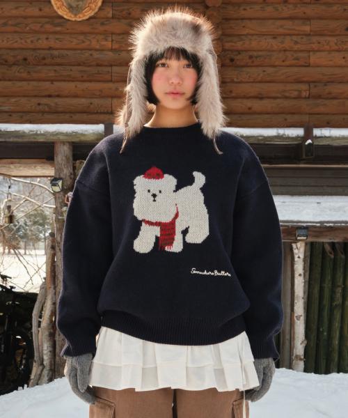 Winter Butteree Sweater - Navy