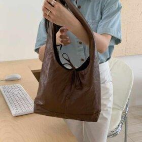 인해하우스 / 깔끔한 2웨이 숄더 쇼퍼백